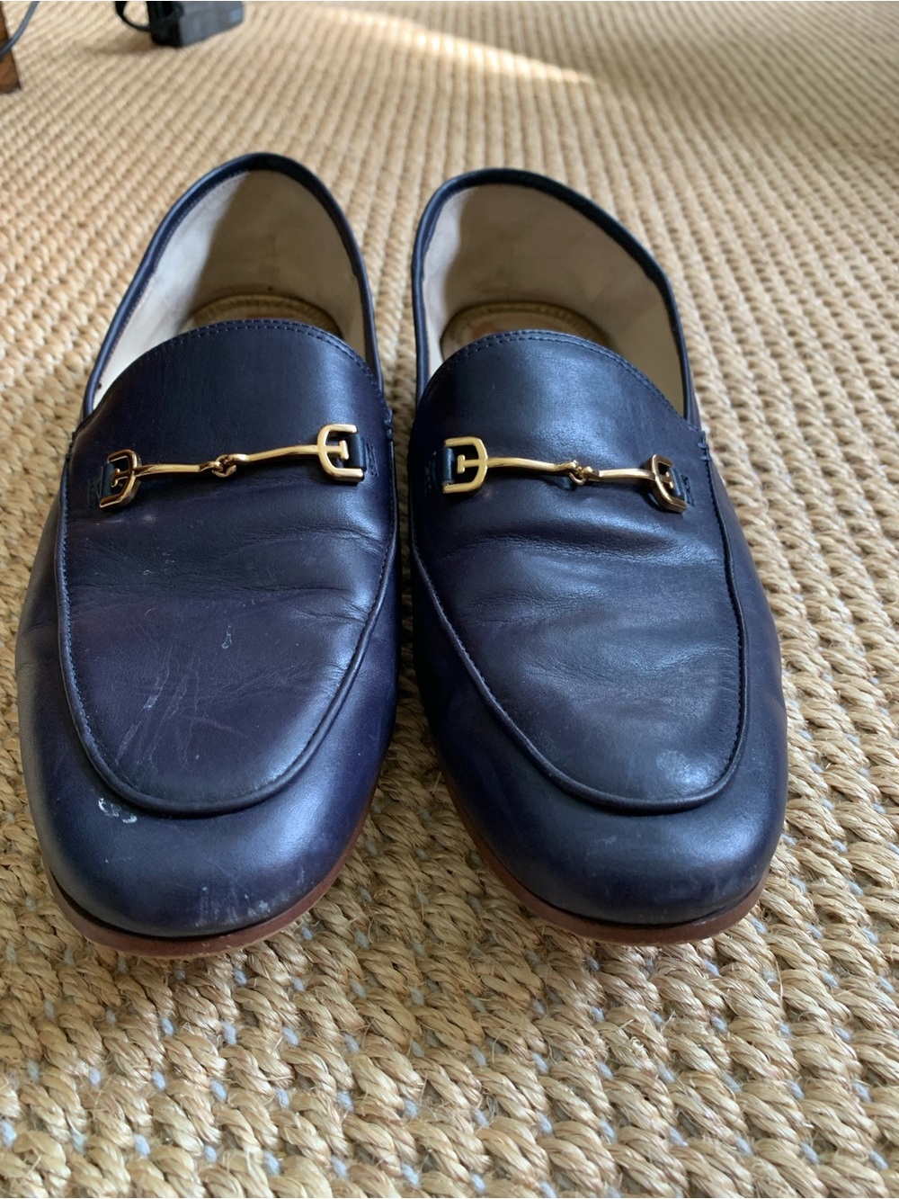 Sam Edelman Navy Leather Bit Loafers size 10 - Picture 6 of 7